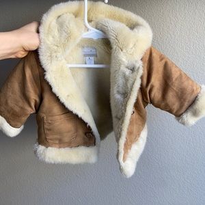 Baby fur coat